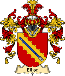 Scottish Family Coat of Arms (v.25) Elliot or Ellot II