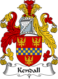 English Coat of Arms for the family Kendall