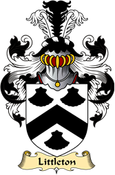 English Coat of Arms (v.23) for the family Littleton