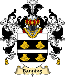 English Family Coat of Arms (v.25) Banning
