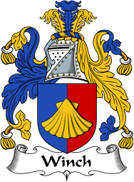 English Coat of Arms for the family Winch