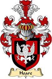 English Coat of Arms (v.23) for the family Hoar (e)