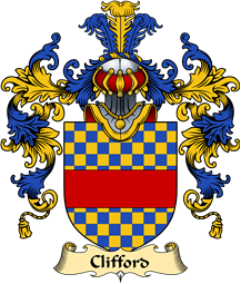 English Family Coat of Arms (v.25) Clifford