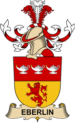 Republic of Austria Coat of Arms for Eberlin de Rottenbach