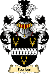 English Coat of Arms (v.23) for the family Parkes II