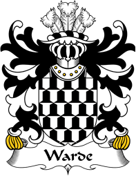 Welsh Coat of Arms for Warde (de la, of Denbighshire)