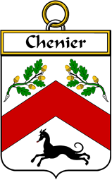 French Coat of Arms Badge for Chenier