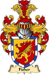 Welsh Family Coat of Arms (v.23) for Fisher (of Carmarthenshire)