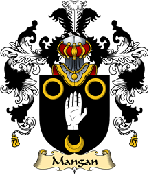 Irish Family Coat of Arms (v.25a) Mangan