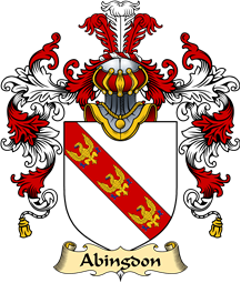 English Family Coat of Arms (v.25) Abingdon or Abington