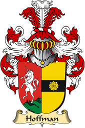 v.23 Coat of Family Arms from Germany for Hoffman