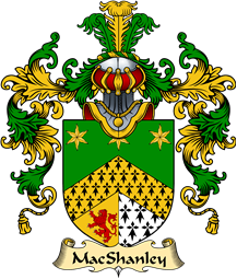Irish Family Coat of Arms (v.25a) MacShanley