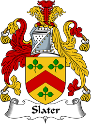 English Coat of Arms for the family Slater