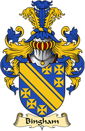 English Coat of Arms (v.23) for the family Bingham