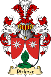 v.23 Coat of Family Arms from Germany for Birkner