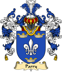 Irish Family Coat of Arms (v.25a) Parry