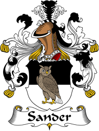 German Wappen Coat of Arms for Sander