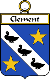 French Coat of Arms Badge for Clement