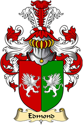 Welsh Family Coat of Arms (v.23) for Edmond (AP MERYTH)