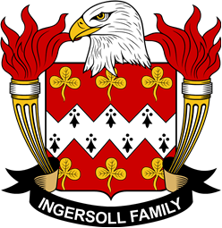 Coat of arms used by the Ingersoll family in the United States of America