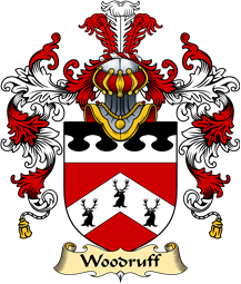 English Family Coat of Arms (v.25) Woodroff or Woodruff
