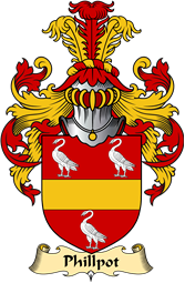 English Coat of Arms (v.23) for the family Phillpot