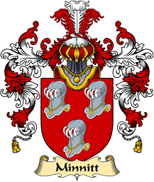 Irish Family Coat of Arms (v.25a) Minnitt