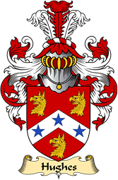 Irish Family Coat of Arms (v.23) for Hughes