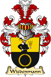 v.23 Coat of Family Arms from Germany for Wiedenmann