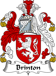 English Coat of Arms for the family Brinton