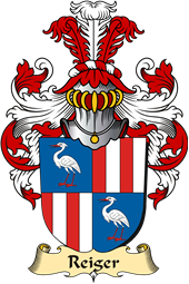 v.23 Coat of Family Arms from Germany for Reiger