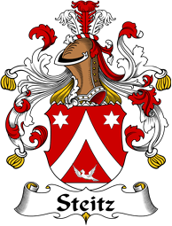 German Wappen Coat of Arms for Steitz