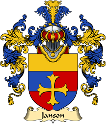 English Family Coat of Arms (v.25) Janson