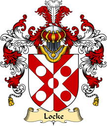 Irish Family Coat of Arms (v.25a) Locke
