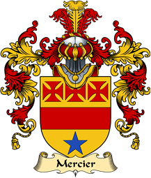 English Family Coat of Arms (v.25) Mercier