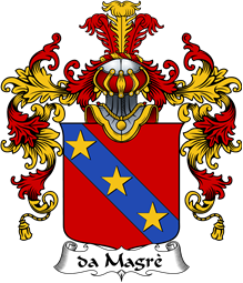 Italian Family Coat of Arms (v.25b) Magrè (da)
