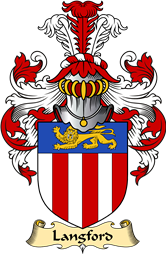 English Coat of Arms (v.23) for the family Langford