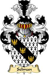 English Coat of Arms (v.23) for the family Selman