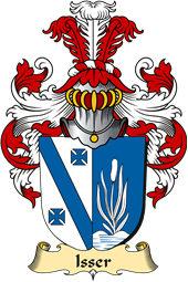 v.23 Coat of Family Arms from Germany for Isser