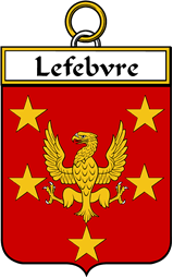 French Coat of Arms Badge for Lefebvre