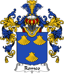 Italian Family Coat of Arms (v.25b) Romeo