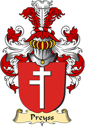 v.23 Coat of Family Arms from Germany for Preyss