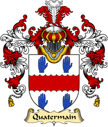 English Family Coat of Arms (v.25) Quatermain
