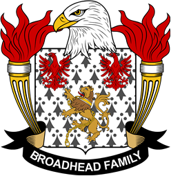 Coat of arms used by the Broadhead family in the United States of America