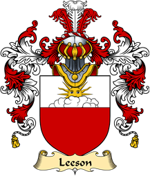Irish Family Coat of Arms (v.25a) Leeson