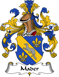 German Wappen Coat of Arms for Mader