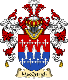 Irish Family Coat of Arms (v.25a) MacOstrich