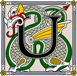 Heraldic Alphabet U