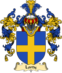 English Family Coat of Arms (v.25) Lorty