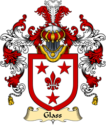 Scottish Family Coat of Arms (v.25) Glass or Glaster